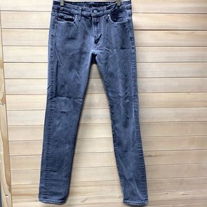 AE Flex Grey/Black Acid Wash Jeans Size 30x34